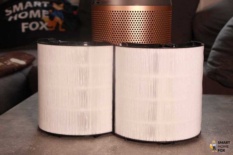 HEPA-Filter der Klasse H13 von einem Dyson Purifier Luftreiniger.